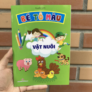 Bé tô màu mẫu giáo - Vật nuôi (2024-10k)